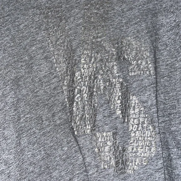 Victoria Secret t-shirt, Dark Gray, Large - Picture 3 of 4